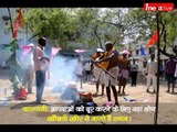 Here in Kadaha Pujan Varanasi people bath with boiling Kheer to get rid of calamities
