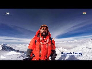 Meet Ratnesh Pandey - The first person to recite national anthem at Mount Everest