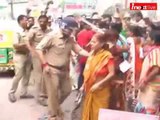 Kanpur: Police public chaos on roads, people protest violently after allegation of rape in hospital