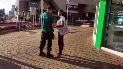 Скачать видео: Dia do pedestre: ação educativa é realizada pela Cettrans no Centro