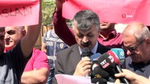 HDP'li belediyeler tarafından işten çıkarılan 267 işçi durumu protesto etmek için basın açıklaması yaptı