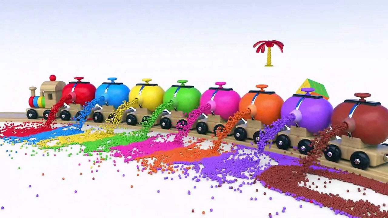 Colors for Children to Learn with Car Transporter Toy Street Vehicles - Educational Videos
