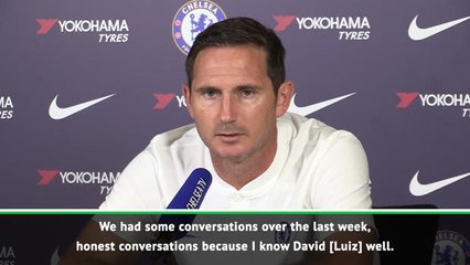 My decision for Luiz to miss training - Lampard