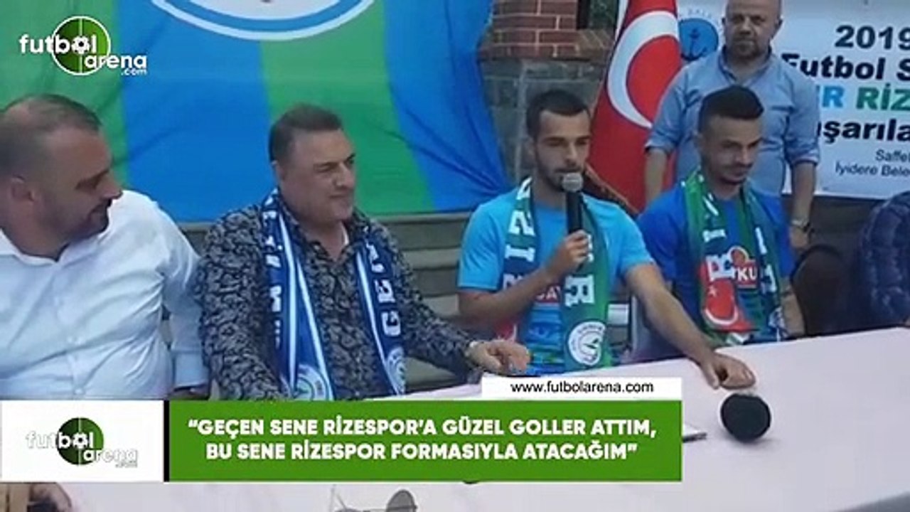 Barış Alıcı: "Geçen sene Rizespor'a güzel goller attım, bu sene Rizespor formasıyla atacağım"