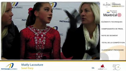 Championnats québécois d'été 2019 présenté par Kloda Focus, Juvénile -14 ans Dames, gr.4