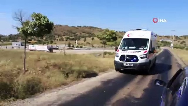 Kula’da katı atık bertaraf tesisinde yangın