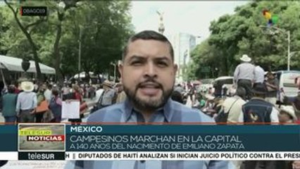 México: campesinos conmemoran 140 natalicio de Emiliano Zapata
