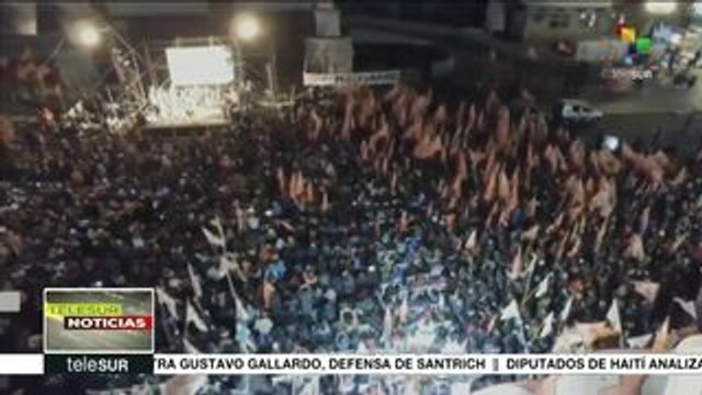 teleSUR Noticias: Argentina: candidatos presidenciales cierran campaña