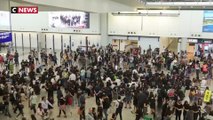 Hong Kong : sit-in de manifestants à l'aéroport pour sensibiliser les visiteurs