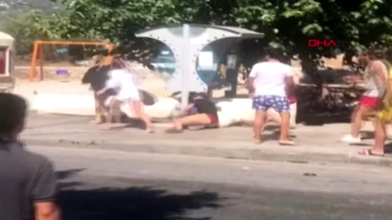 MUĞLA Bodrum'da tatilcilerin kavgasında taş, sopa ve şişeler havada uçuştu