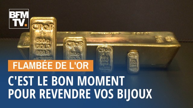 Flambée de l'or: C'est le bon moment pour revendre vos bijoux
