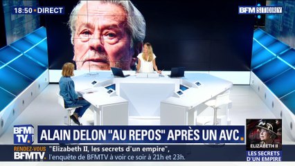 Alain Delon "au repos" après un AVC