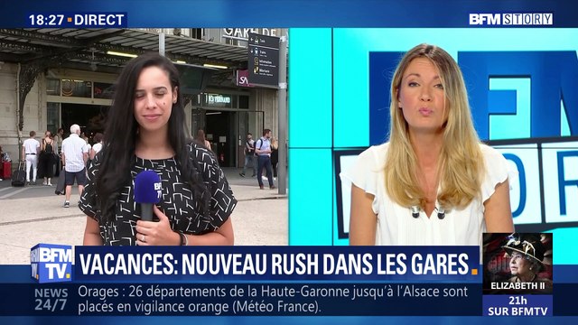 Vacances: nouveau rush dans les gares