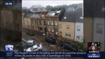 Les premières images des dégâts causes par la tornade qui s'est abattue en Meurthe-et-Moselle et au Luxembourg