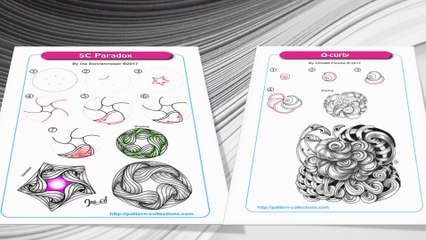 Zentangle Patterns by their own artists#1