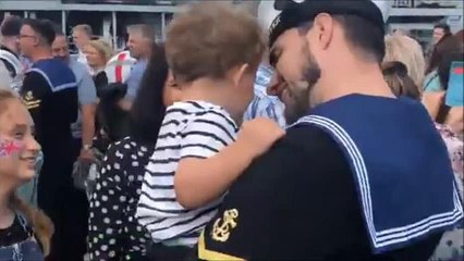 HMS Westminster homecoming