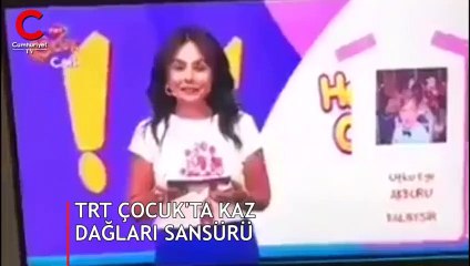 "Kazdağları'na zarar veriliyor" diyen çocuğa sansür