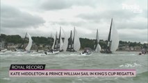 See Kate Middleton and Prince William (Sporting Vacation Tans!) Compete in Charity Sailing Race