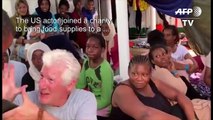 Richard Gere brings supplies to migrants stranded in the Med