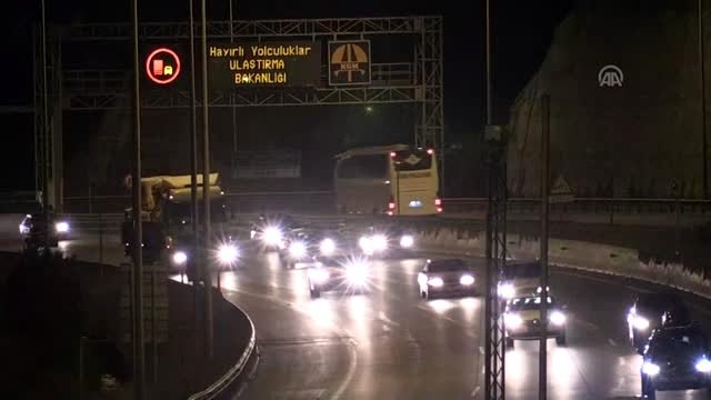 Anadolu Otoyolu'nda bayram yoğunluğu - BOLU/