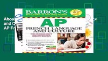About For Books  Barron s AP French Language and Culture with MP3 CD (Barron s AP French (W/CD))