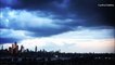 Watch storms roll in over this city skyline