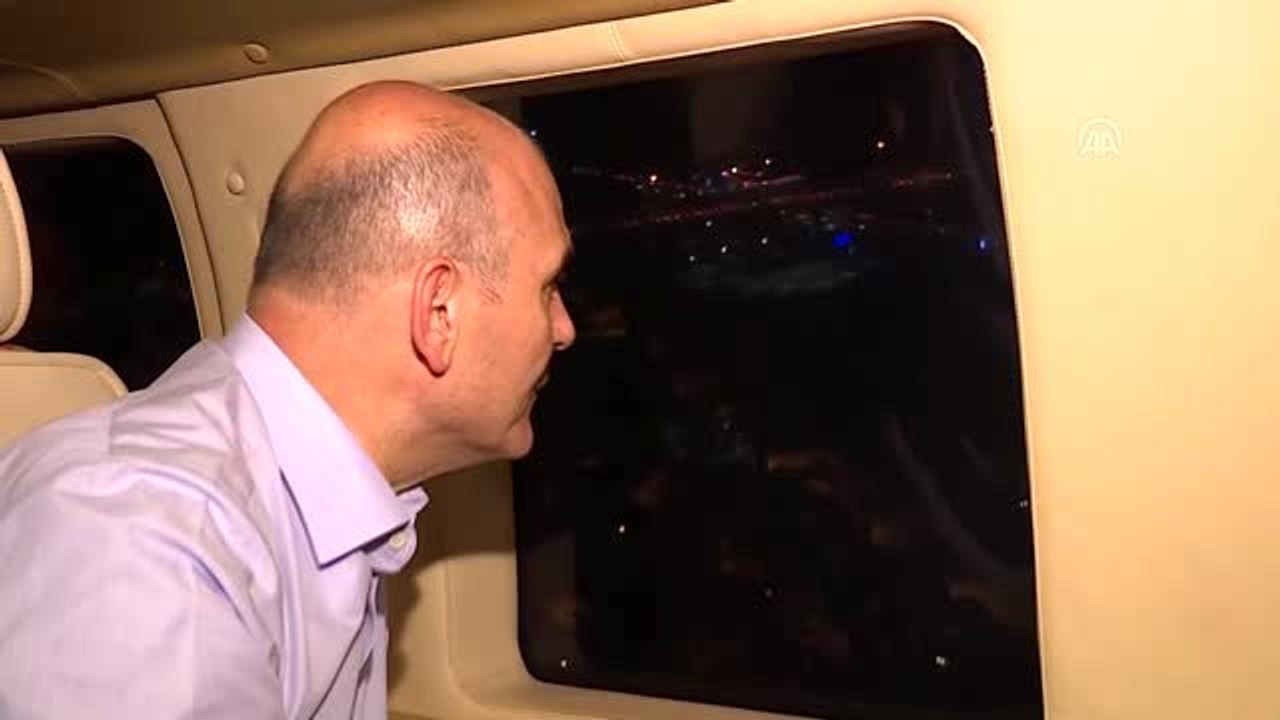 İçişleri Bakanı Soylu trafik denetimine katıldı