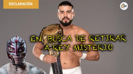 Retirar a Rey Mysterio, la meta de Andrade para ser referente latino en WWE