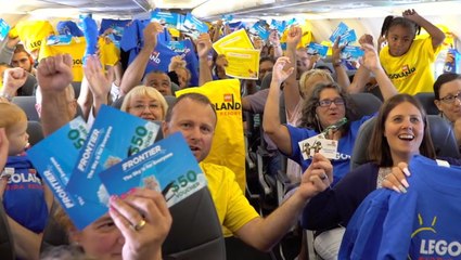 Surprising Airplane Passengers With Free Legoland Trip