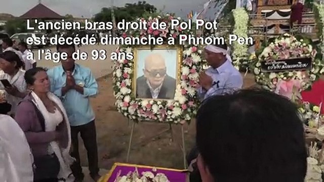 Cambodge: funérailles de Nuon Chea, idéologue des Khmers rouges