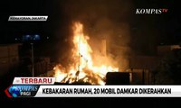 Kebakaran Rumah di Kemayoran, 20 Mobil Damkar Dikerahkan