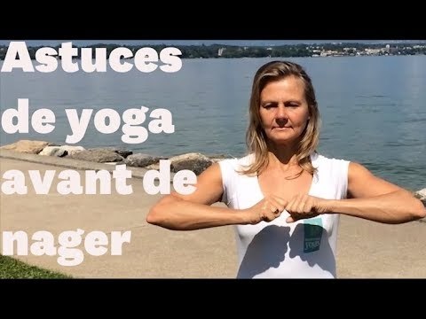 3 postures de yoga pour se préparer avant d'aller nager