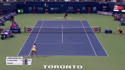 Download Video: WTA Toronto: S.Williams bt Osaka (6-3 6-4)