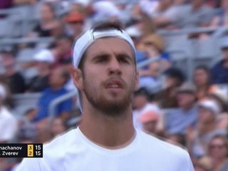 Zverev tombe sous les coups de Khachanov (6-3, 6-3)