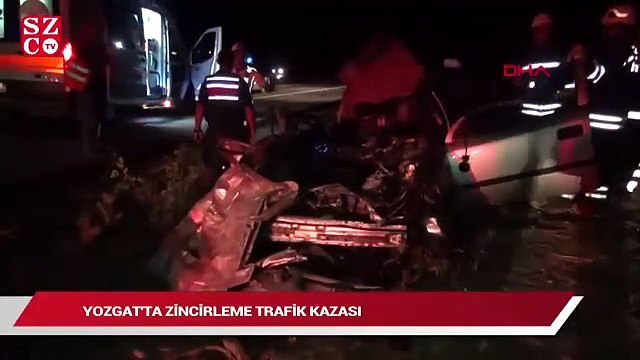 Yozgat’ta zincirleme trafik kazası: 2 ölü, 5 yaralı