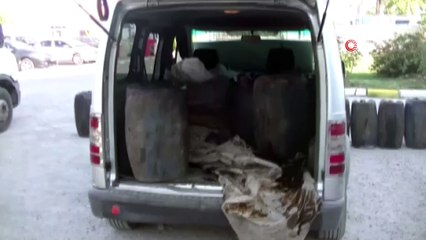 Ham petrol hırsızı suçüstü yakalandı