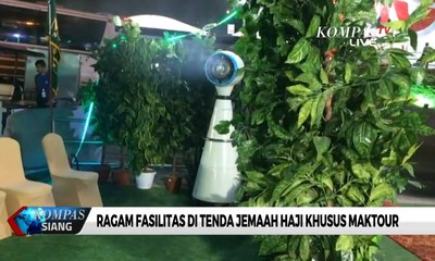 Ragam Fasilitas di Tenda Jemaah Haji Khusus Maktour