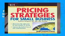 Full version  Pricing Strategies for Small Business (101 for Small Business) (101 for Small