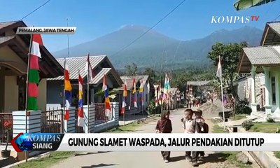 Gunung Slamet Waspada, Jalur Pendakian Ditutup