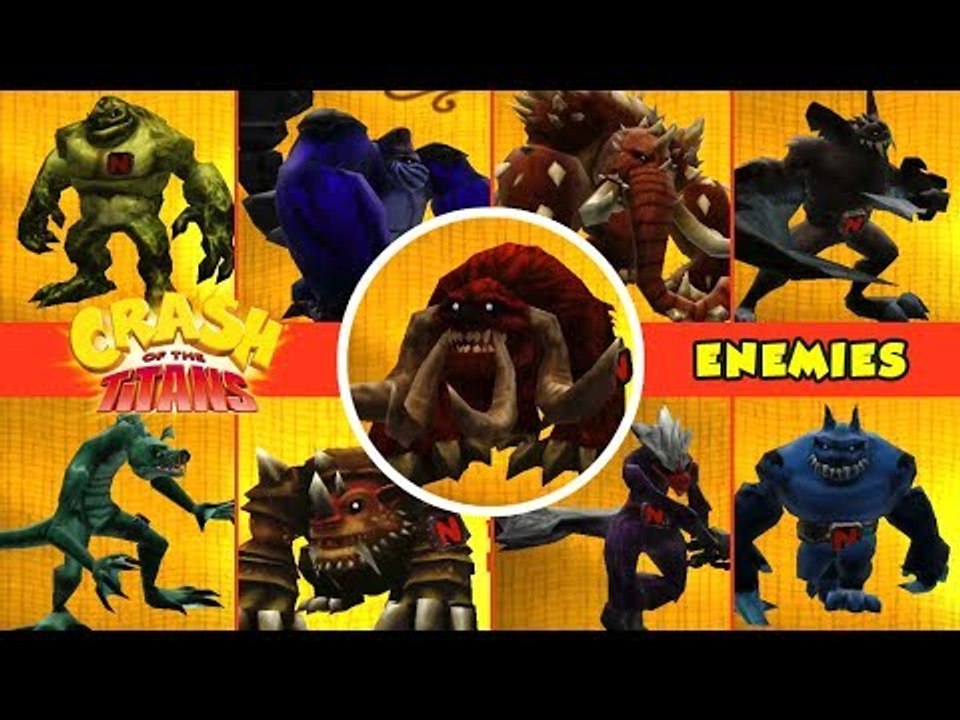 Crash of the Titans All Monsters Gallery (X360)