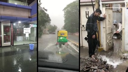 VIDEO: गुजरात में भारी बारिश, घर-मकानों में जलभराव, अब तक गईं 98 जान