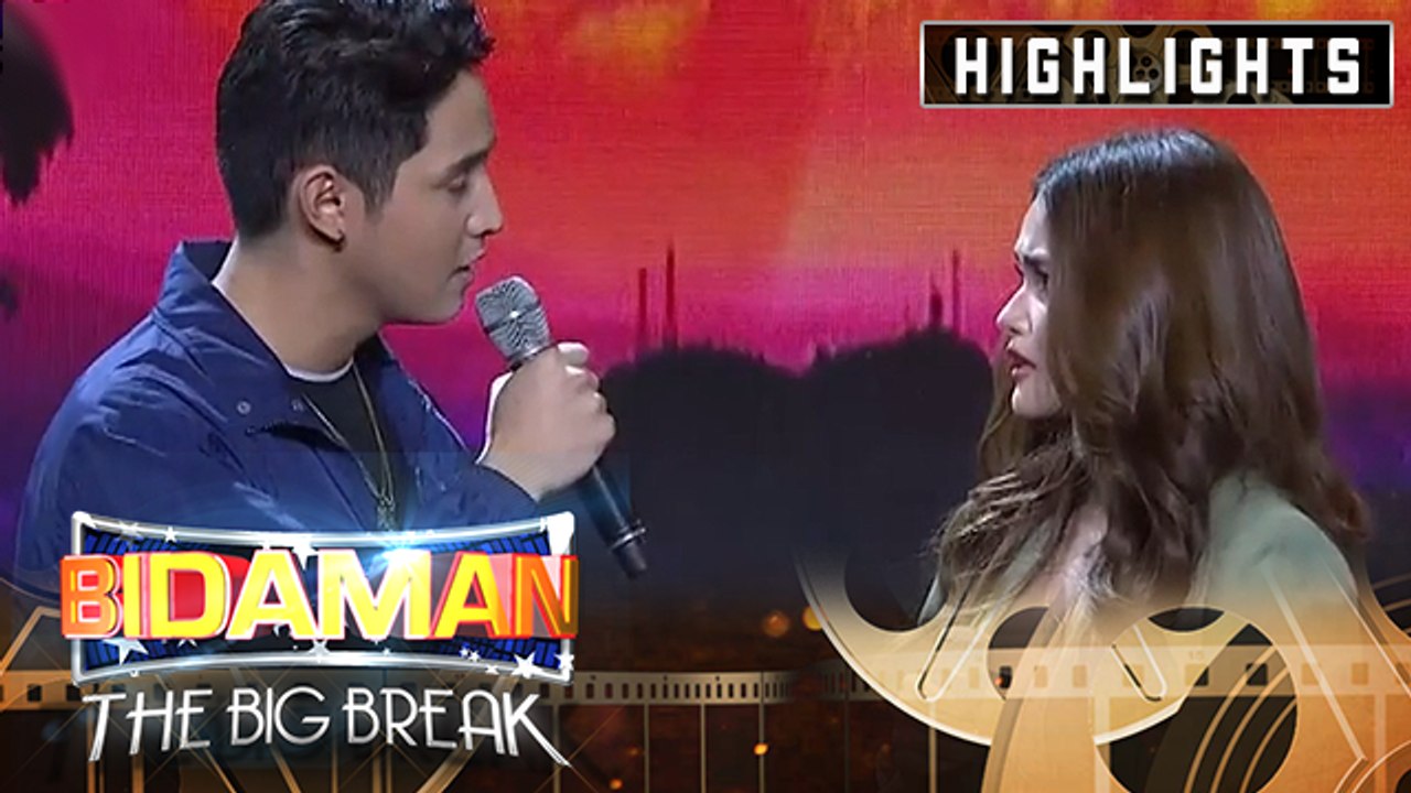 Dan Delgado and Elisse Joson in Matinee Matibay round | It's Showtime BidaMan