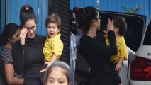 Sunny Leone tries to calm her crying son at Play school; Check out | FilmiBeat