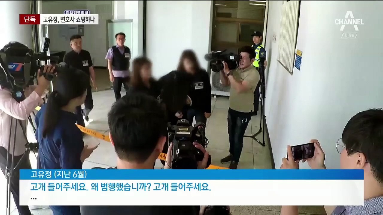 [단독]고유정, 5주 동안 변호인 27번 접견…반격 준비하나