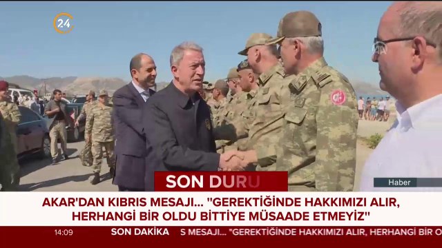 Milli Savunma Bakanı Akar'dan #Kıbrıs mesajı