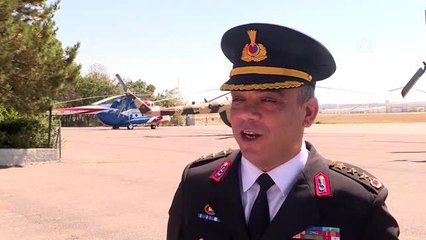 Bayram trafiğine havadan takip