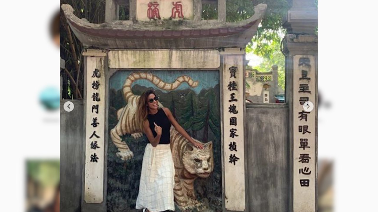 Lara Álvarez viaja a Vietnam para sus vacaciones más especiales