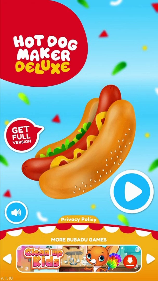 Cooking Game - Hot Dog Deluxe - Educational Game for Kids