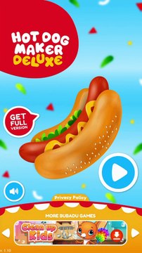 Cooking Game - Hot Dog Deluxe - Educational Game for Kids