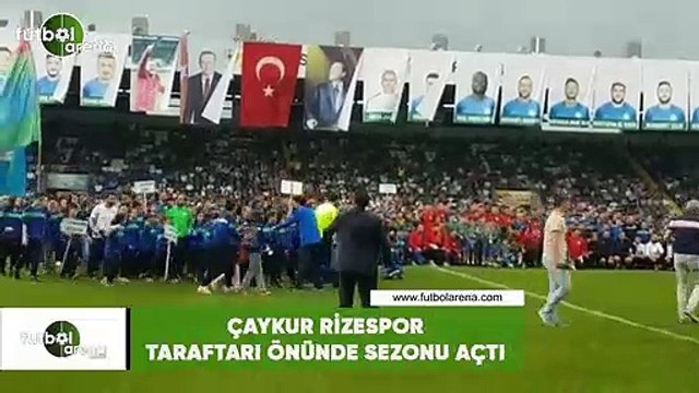 Çaykur Rizespor taraftarı önünde sezonu açtı
